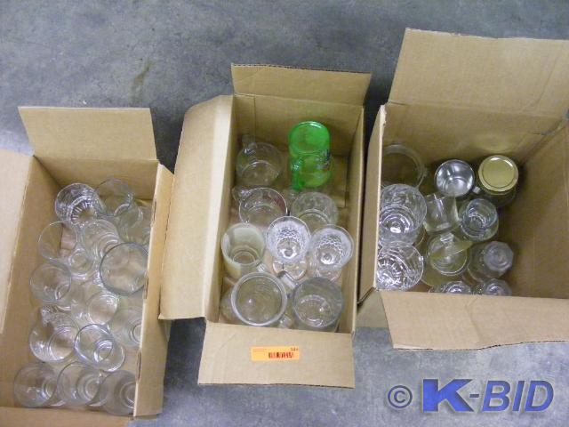 Three Boxes of Misc Glasses and Ste...