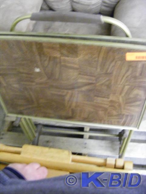 Folding TV Trays, three different s...