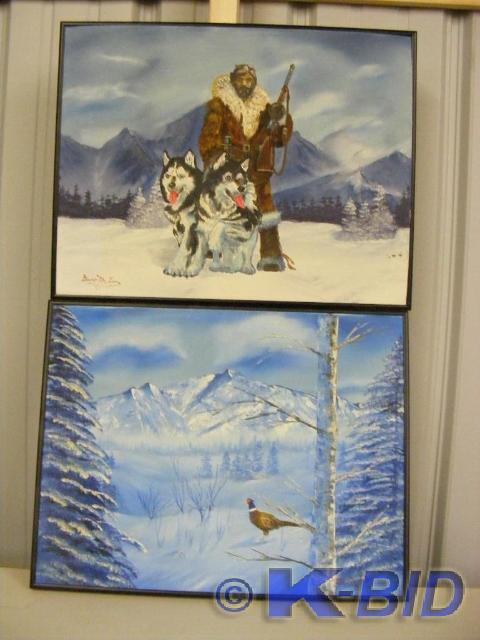 Two Painted Pictures by Gary McLean...