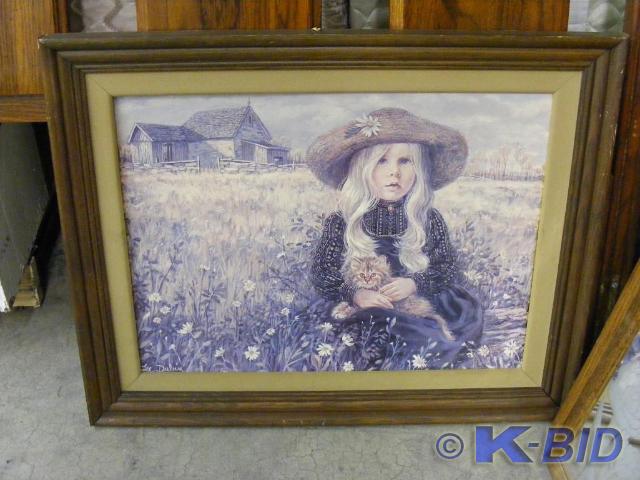 Picture of Girl in Field 24 x 31...