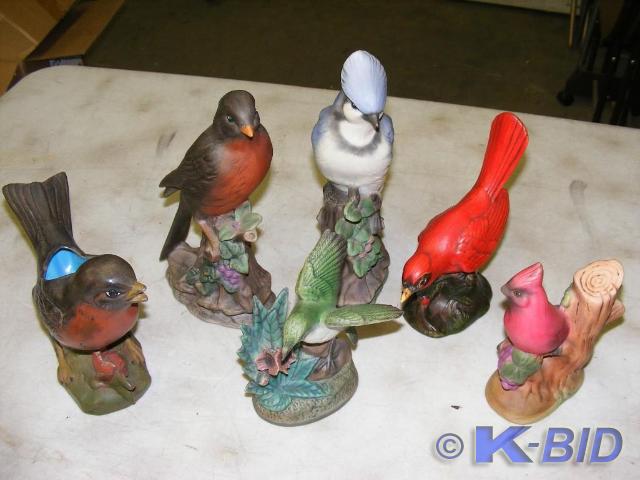 Lot of Ceramic Birds