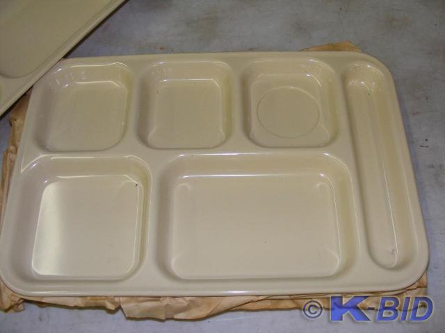 Set of 4 old Lunch Trays