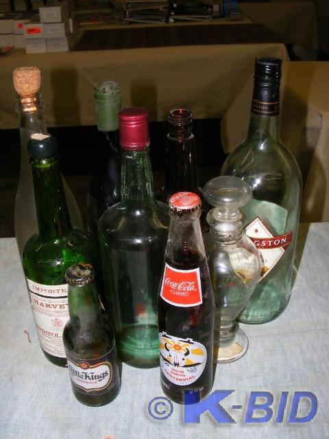 Collectible Bottles, contents unkno...