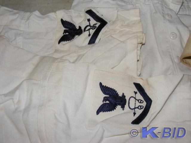 Two White Navy Uniforms, Short Slee...
