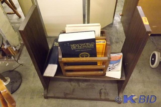 Book Shelf and Magazine Rack with B...