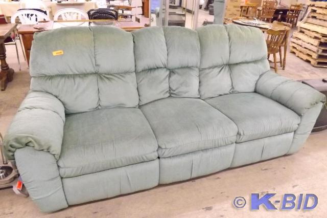 Full size Couch with recliners on e...