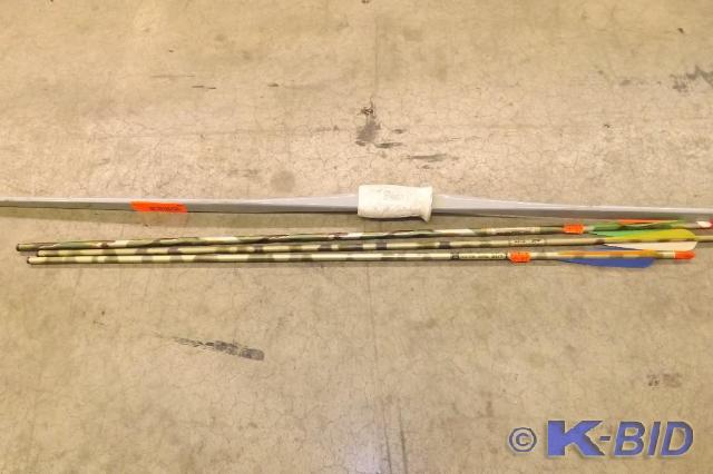Bow with three arrows, pkg of broad...