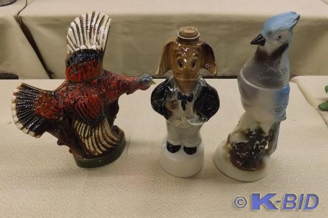 Liquor Decanters Wild Turkey and Ji...