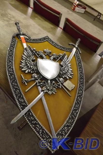 Shield and Sword Decor 34tall x22...
