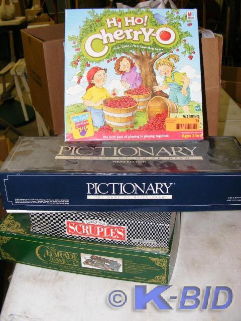 Four Games, Hi Ho Cherry-O, Piction...