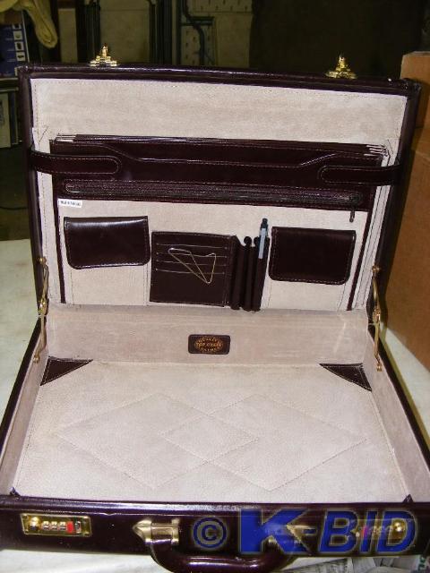 Leather Hard Sided Briefcase