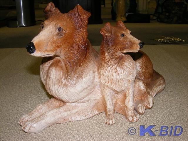Collie Dogs Figure, Home Interior