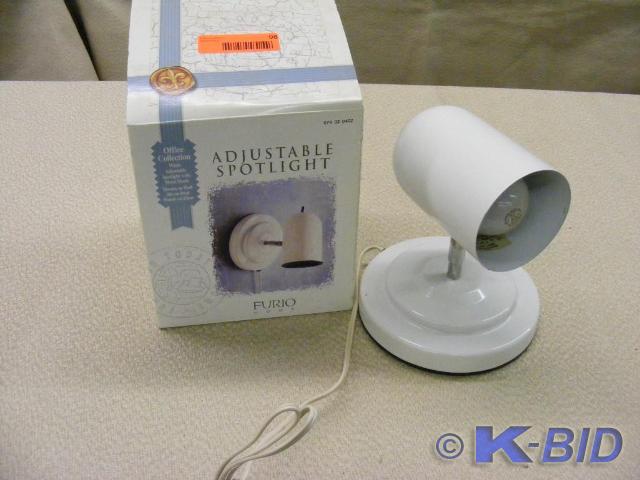 two adjustable spotlights, one of t...