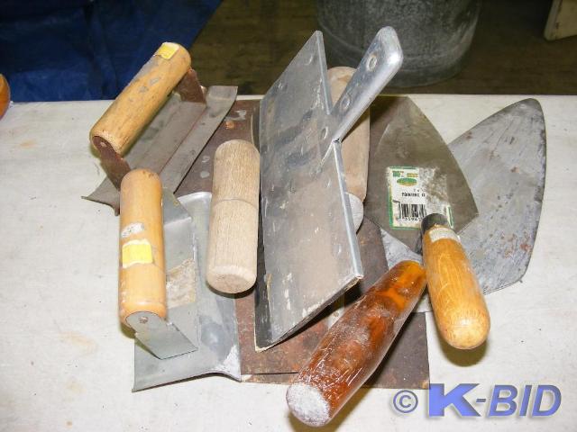 Lot of Misc Tools, Cement Trowels, ...