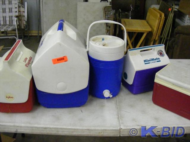 Lot of Small Coolers