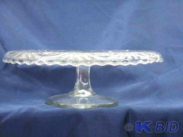 Cake platter approx 3 inches high b...