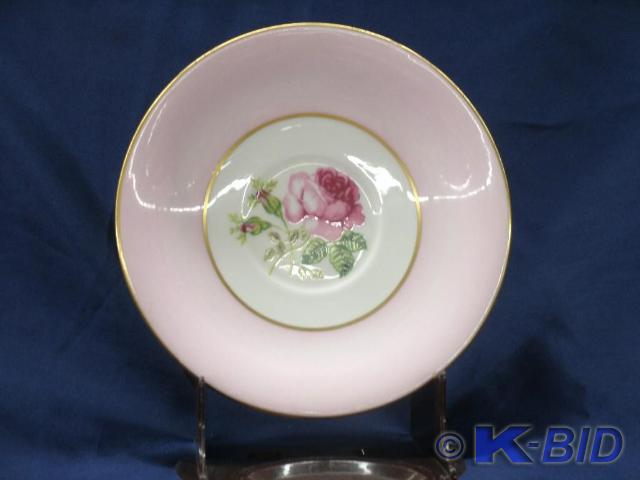 Rose saucer Made in England Bone Wi...