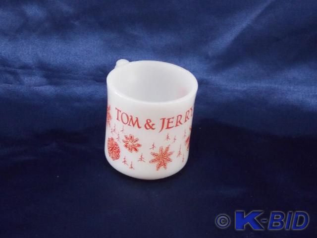 Milk Glass Mug 3in high by 2.75in d...