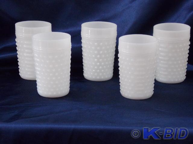Hobnail Pattern Glasses 4.5in high ...
