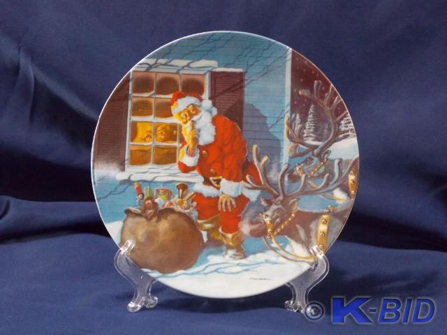 First Edition Christmas Plate SHHH...