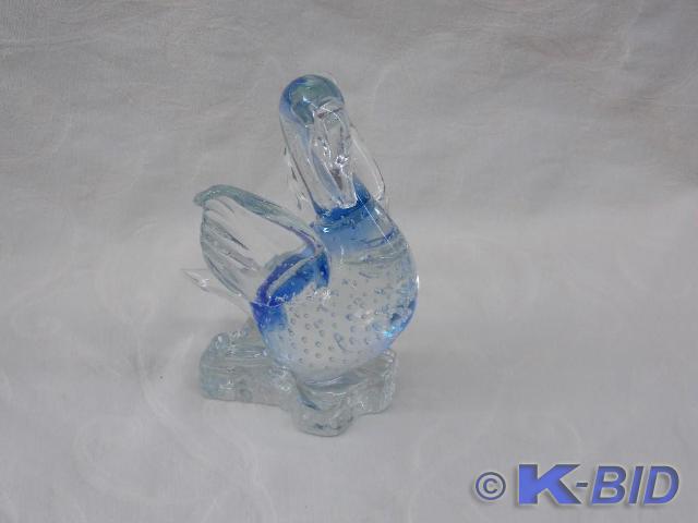 Swan with tint of Blue approx 7.5in...