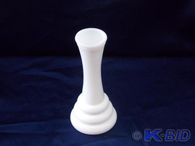 Milk glass vase approx 6 inch