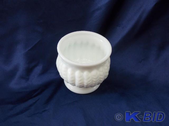 Milk glass dish or floral bowl appr...