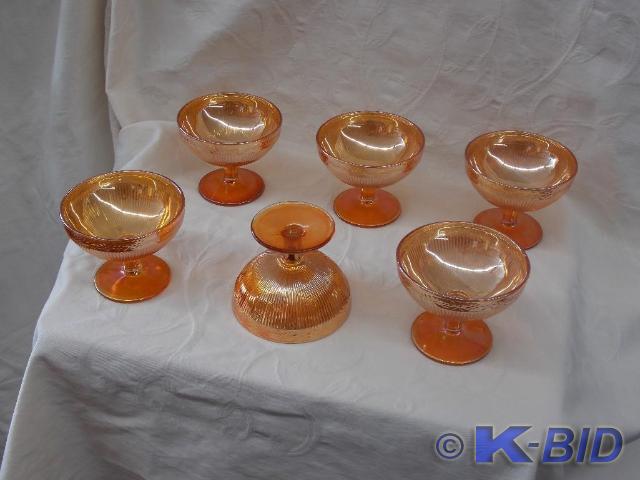 Umber Sherbert Dishes set of 6, 4.5...