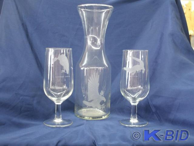 Endangered species Carafe  Goblet ...