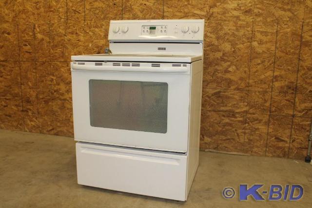 lot 16 image: -Maytag Electric Range (White) -47...