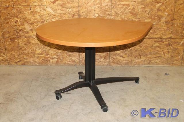 lot 241 image: -Mobile corner table -Teardrop shap...