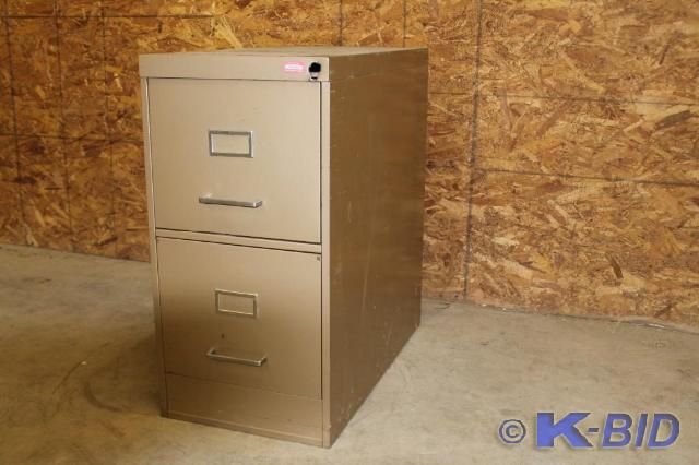 lot 41 image: -2 drawer ALL-STEEL file cabinet -D...