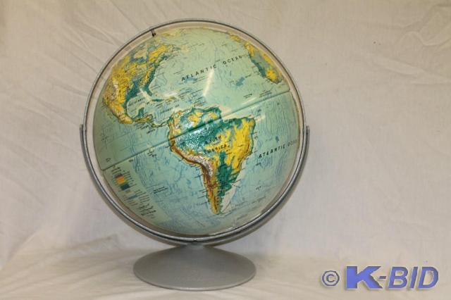 lot 49 image: -Nystrom 16 diameter Globe -Stands...