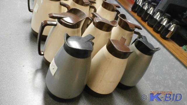 6 Assorted Large Coffee Pots