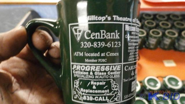 24 Green Advertising Coffee Mugs