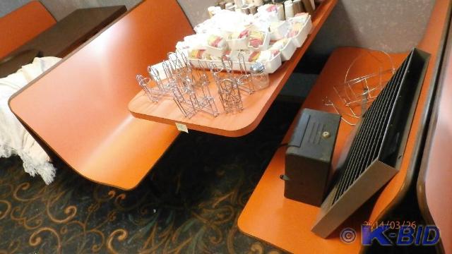 All Orange Booth Seats 4 Stuff On T...