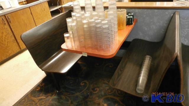 Brown And Orange Booth Seats 4&nbsp...