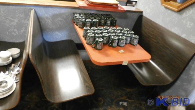 Brown And Orange Booth Seats 4&nbsp...