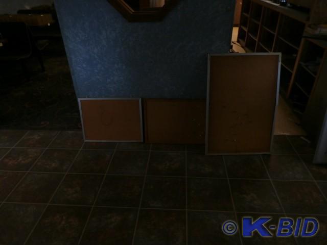 3 Cork Bulletin Boards &nbsp