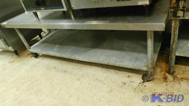 NSF Stainless Steel Knee High Bench...