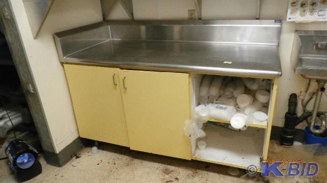 Yellow Counter Stainless Top As Is ...
