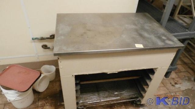 Stainless Steel Top Mobile Serving ...