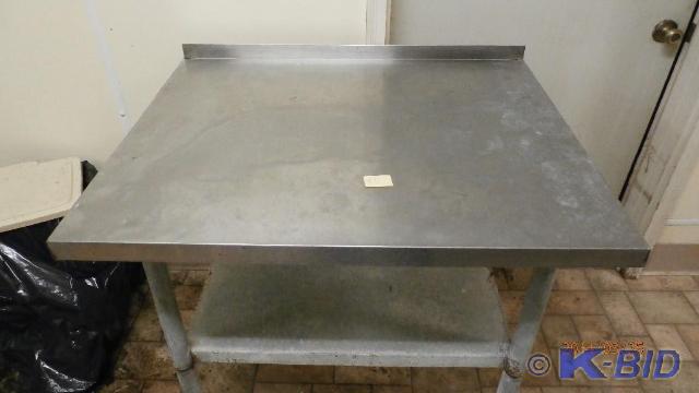 Stainless Steel Top Rolling Table A...