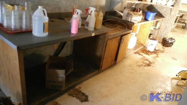 18 - Open Wooden Cabinet As Is B...