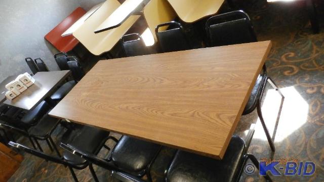 table and 6 chairs.