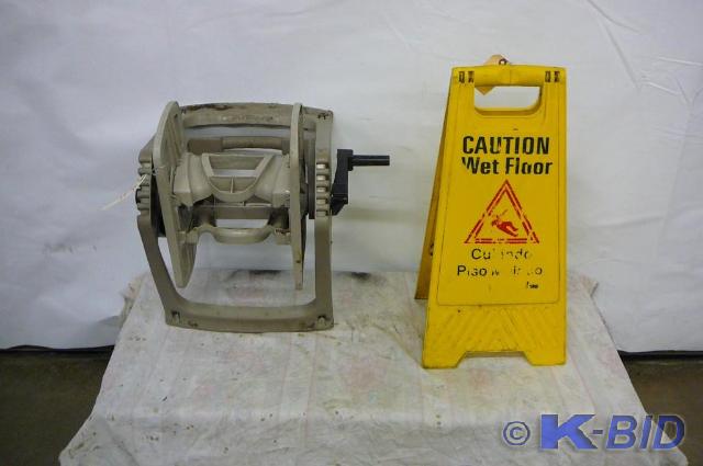 Sun cast water hose reel &amp caut...
