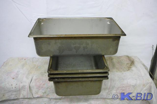 Steam table pans 21l X 13w X 6d&...