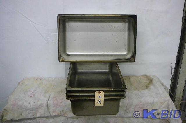 Steam table pans 21l X 13w X 6d&...