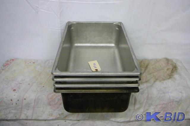 Steam table pans 21l X 13w X 6d&...