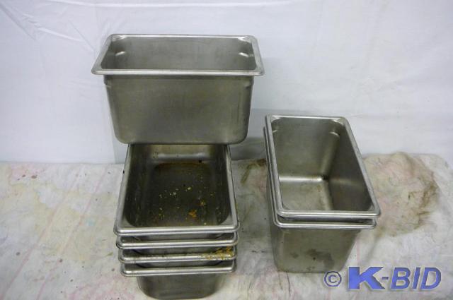 Steam table pans 6w x 12l x 6d &...
